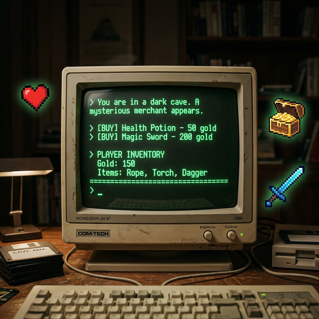 Text-Based Adventure with Store