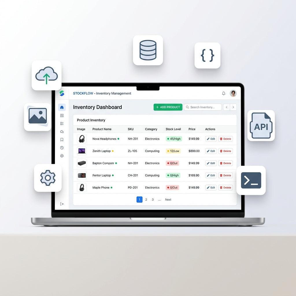 Inventory CRUD Web App