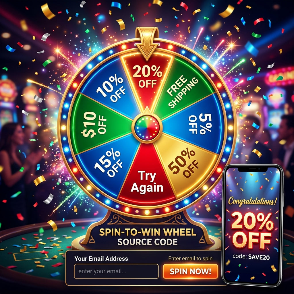 Spin-to-Win Discount Wheel