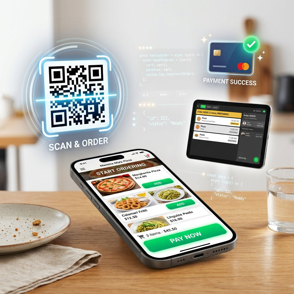 QR Code Order & Pay POS